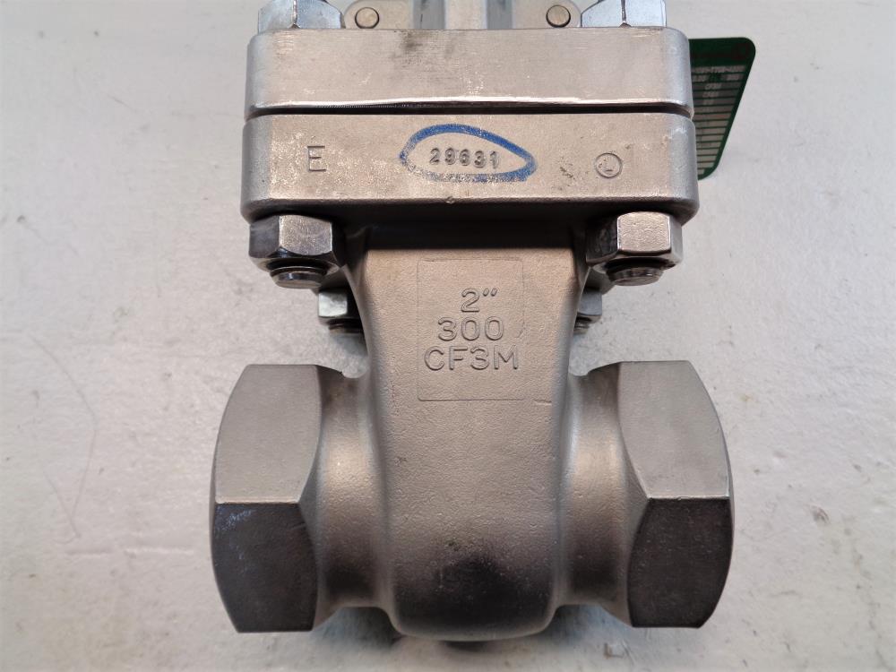 Ladish 2" 300# CF3M Socket-Weld Gate Valve 8364-1061-TT03-A20C